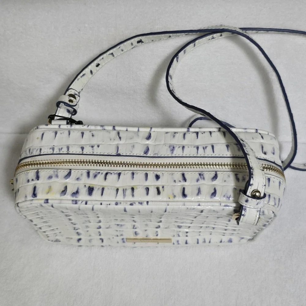 Brahmin Demi Crossbody Bag Marina La Scala Croc Embossed Leather Dillard's Exclu